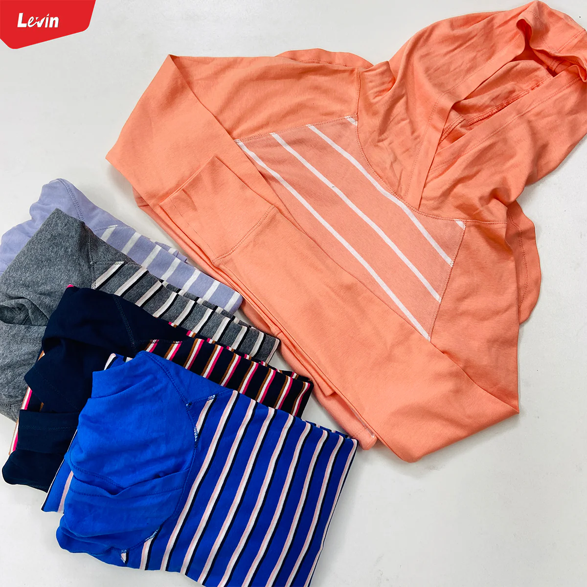 Women's Full Sleeve Striped Pullover Hoodie - Image 20