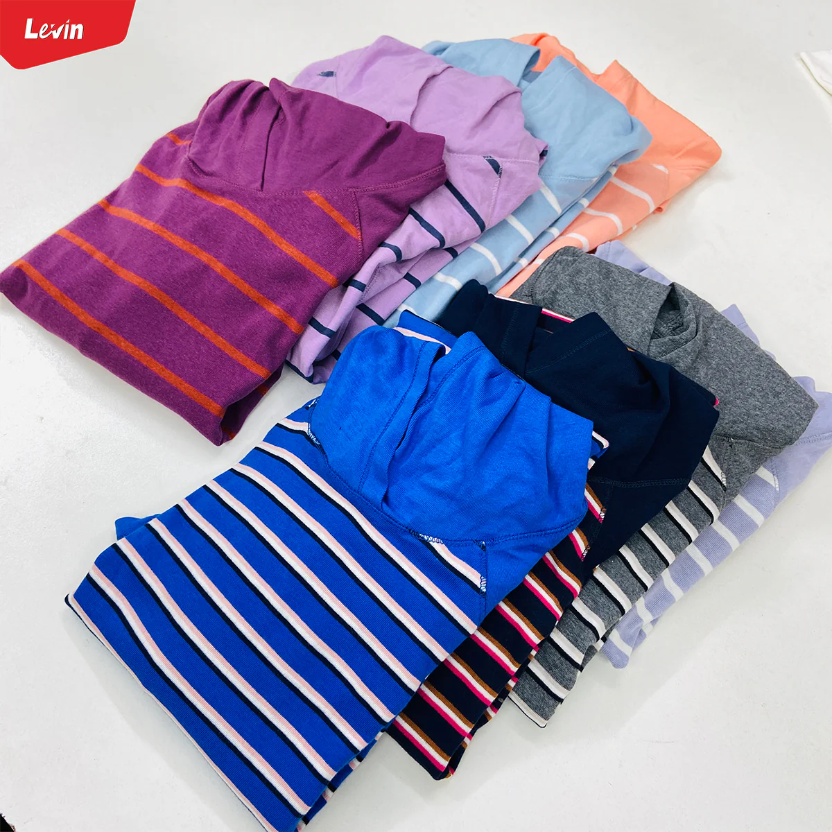 Women's Full Sleeve Striped Pullover Hoodie - Image 22