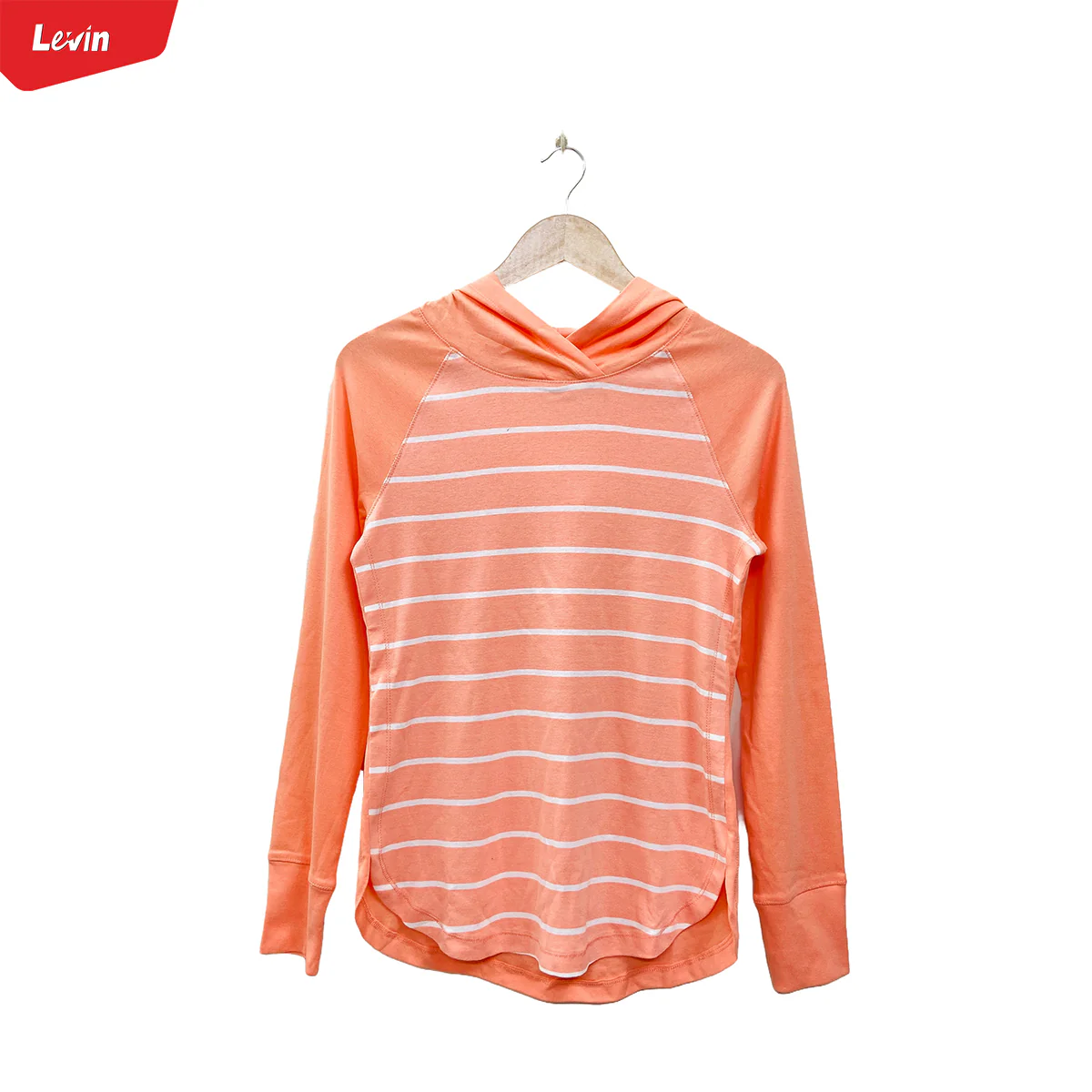 Women's Full Sleeve Striped Pullover Hoodie - Image 9