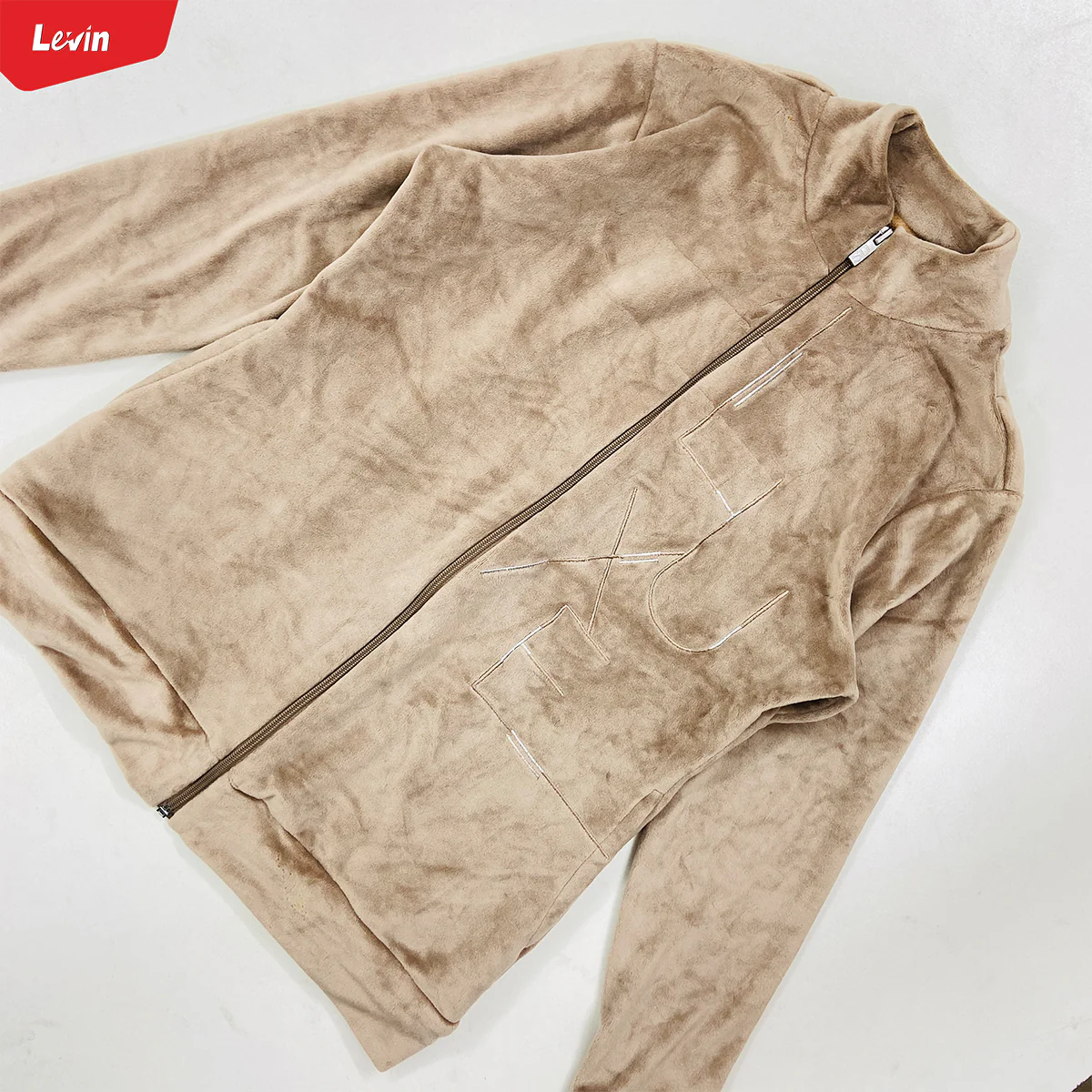 Women's Full Zipper Velvet Jacket - Image 14