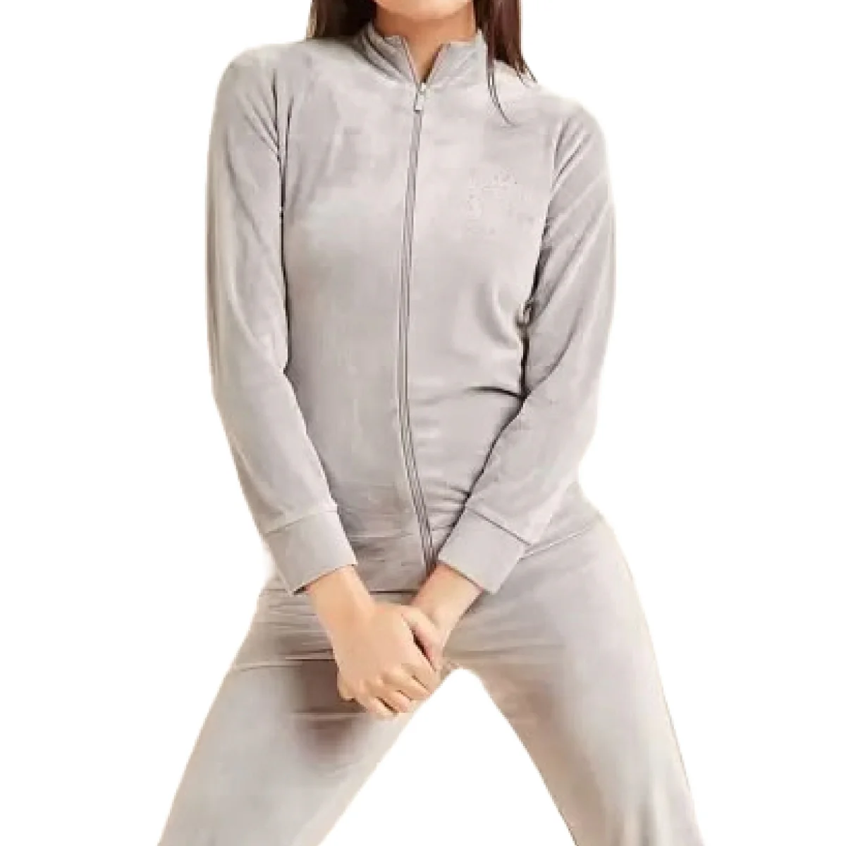 Women's Full Zipper Velvet Jacket - Image 17