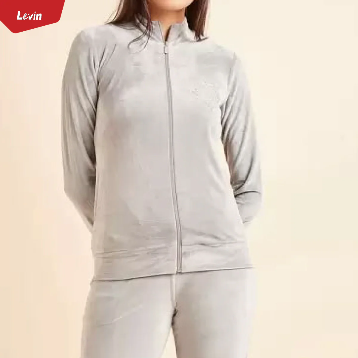 Women's Full Zipper Velvet Jacket - Image 18