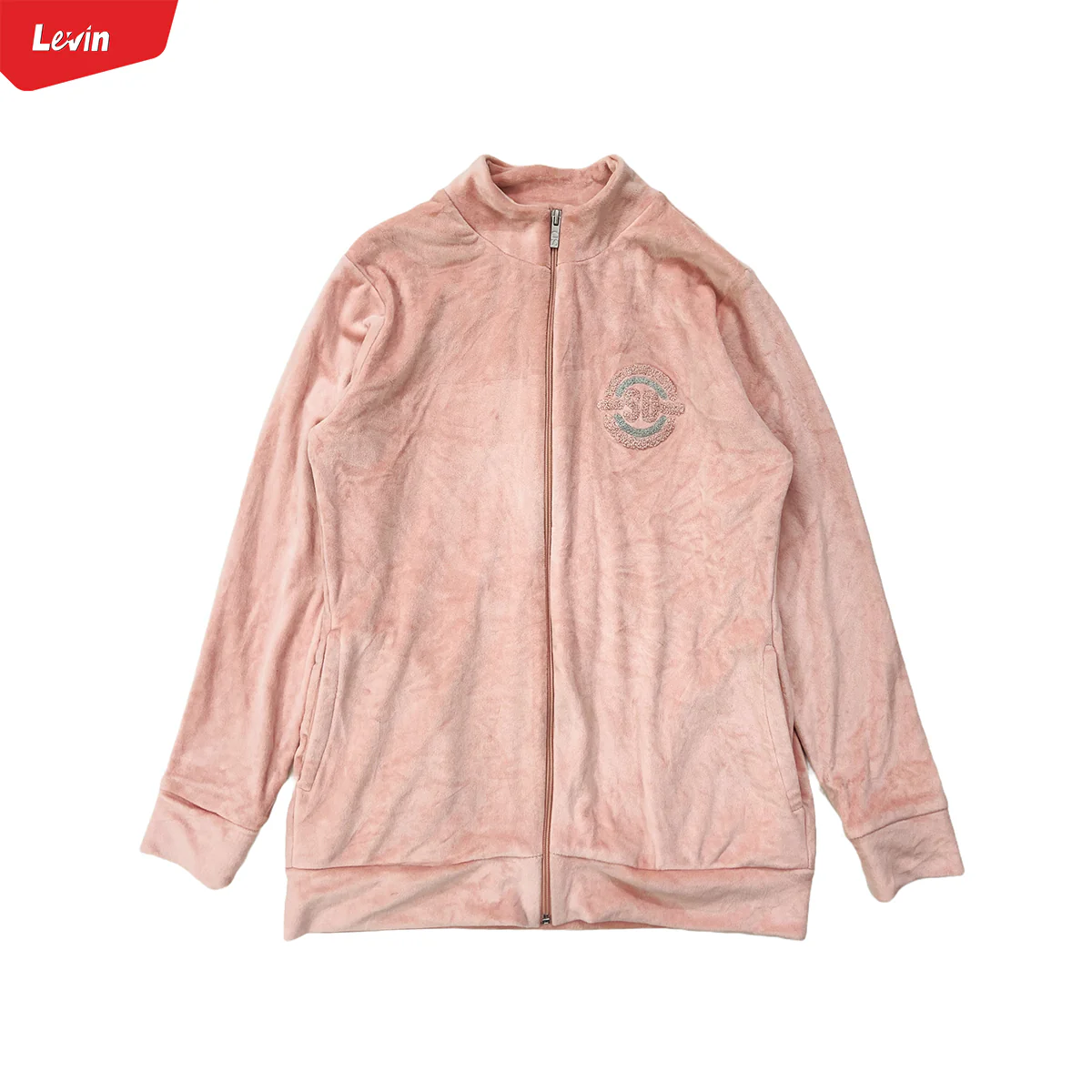 Women's Full Zipper Velvet Jacket - Image 2