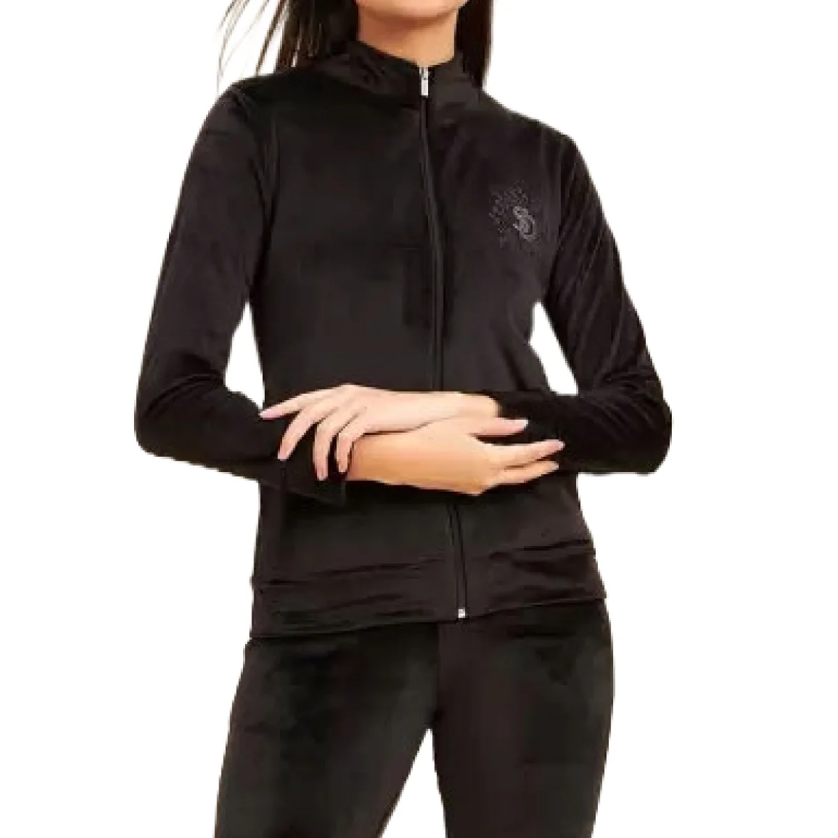 Women's Full Zipper Velvet Jacket - Image 20