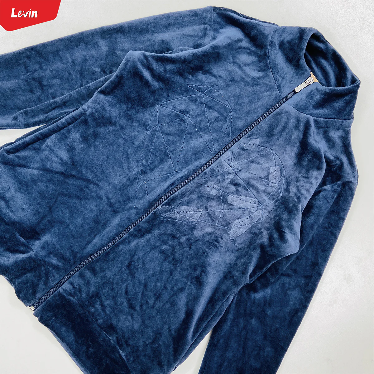 Women's Full Zipper Velvet Jacket - Image 35