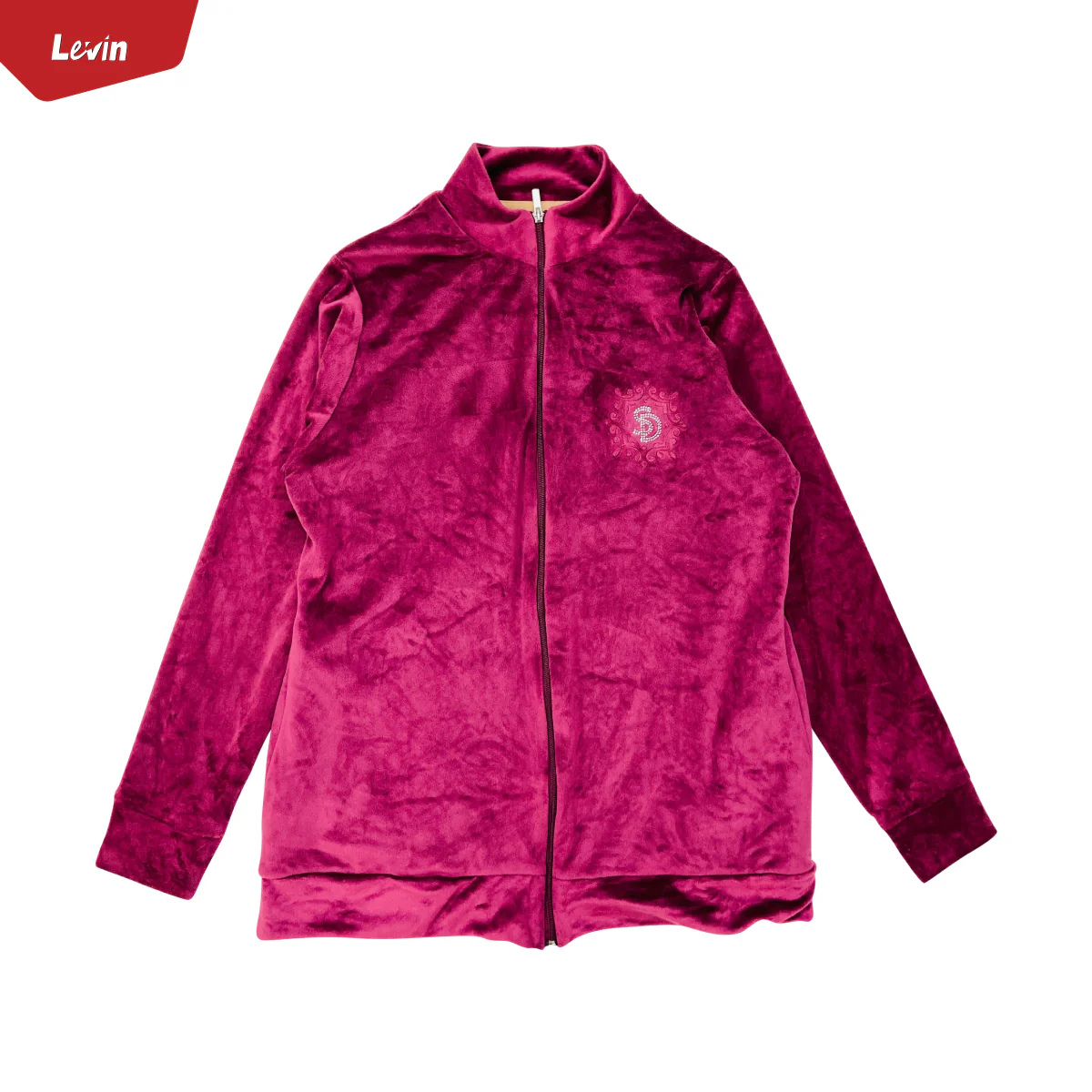Women's Full Zipper Velvet Jacket - Image 9