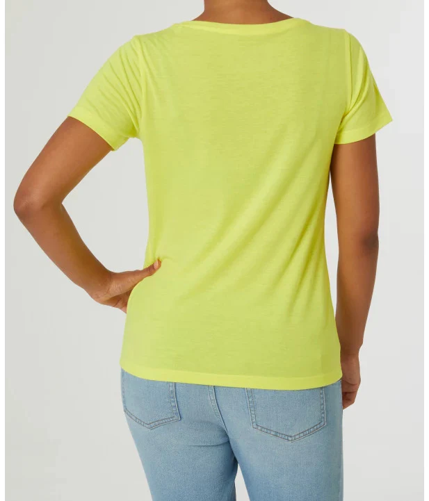 Womens Half Sleeve Round Neck Stretch T-shirt - Image 8