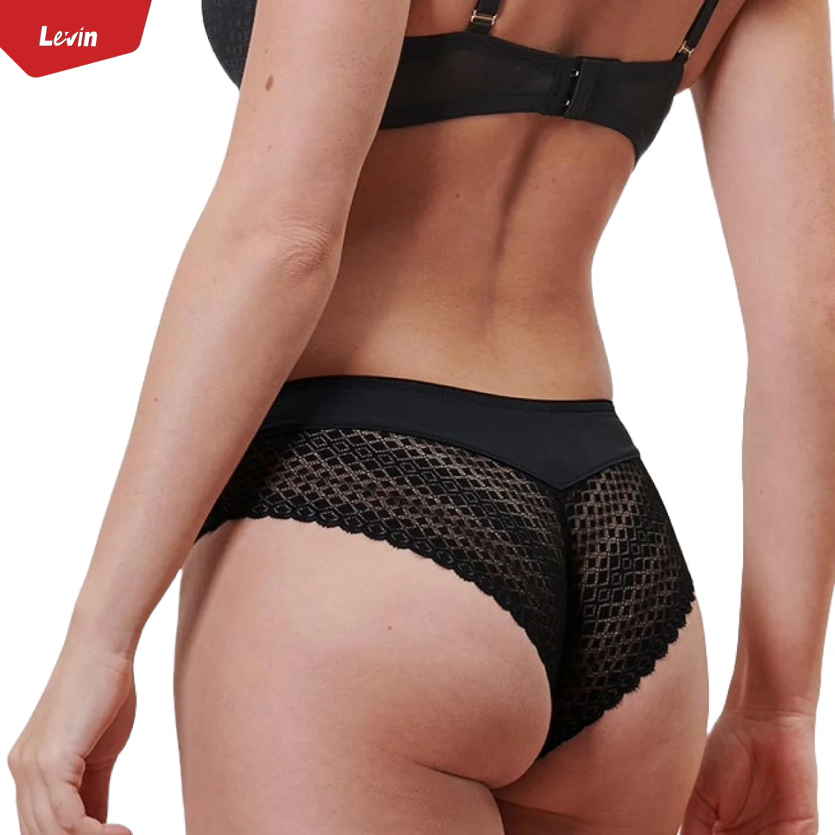 Womens High-Quality Premium Lace Brazilian Brief Panty - Image 5