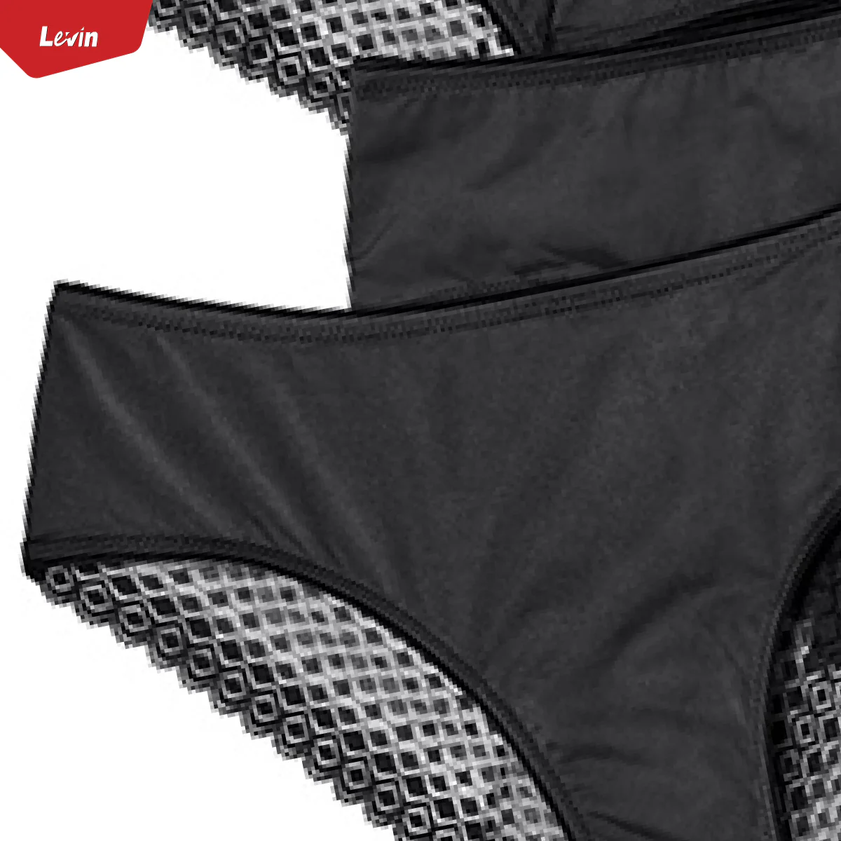Womens High-Quality Premium Lace Brazilian Brief Panty - Image 9