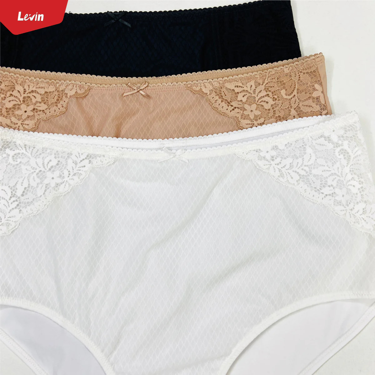 Womens Lace High Waist Full Back Cover Premium Panty - Image 10