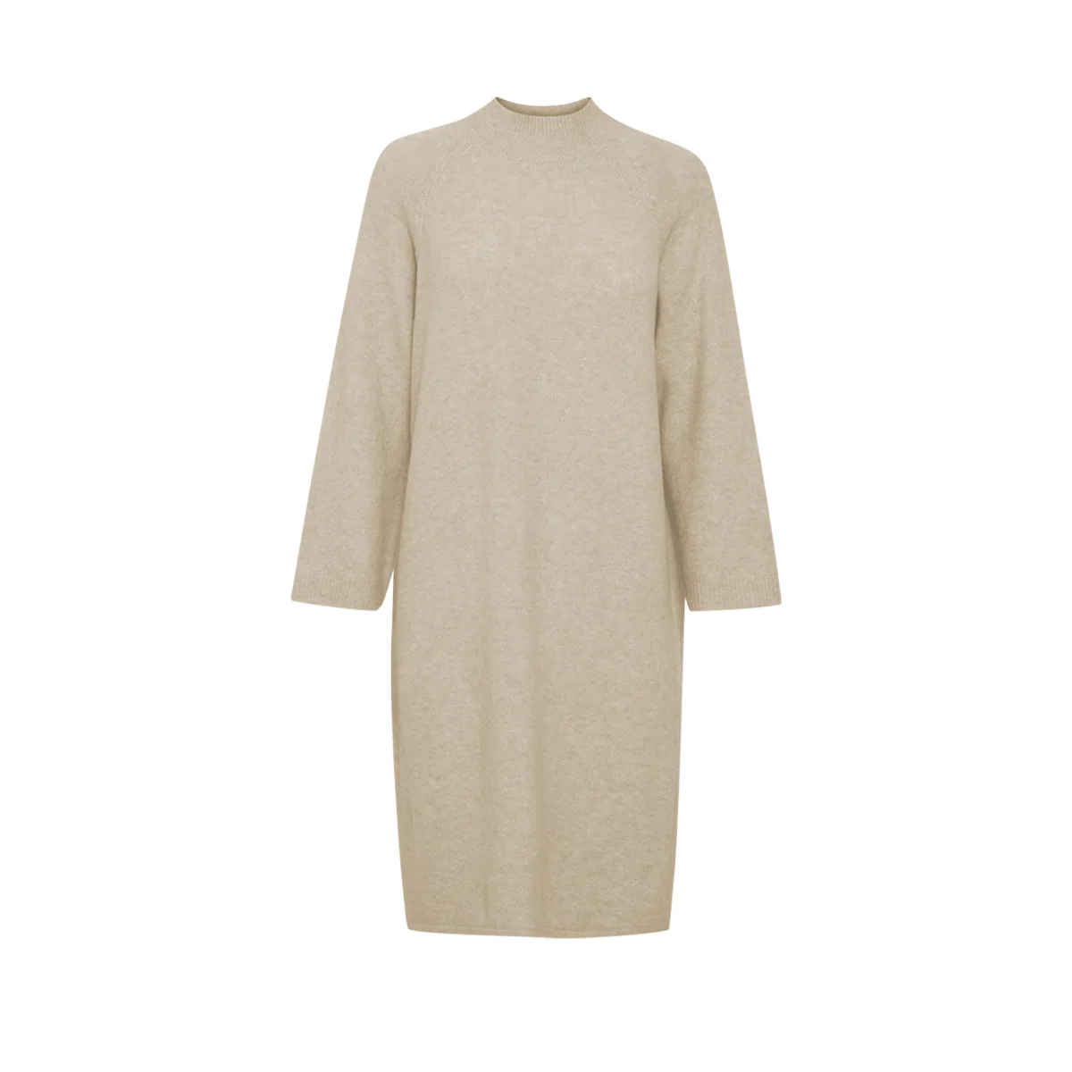 Womens Knee Long Knitted Sweater Dress - Image 10