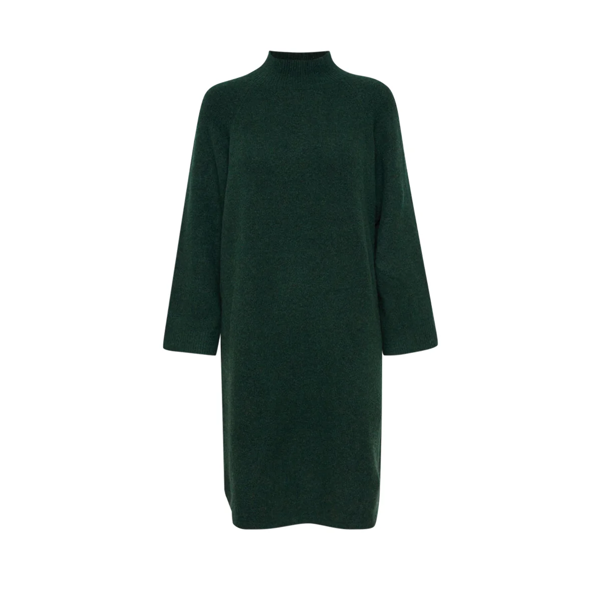 Womens Knee Long Knitted Sweater Dress - Image 11