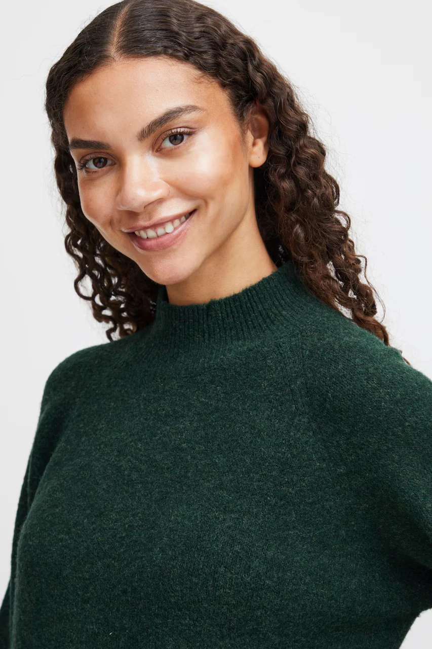 Womens Knee Long Knitted Sweater Dress - Image 13