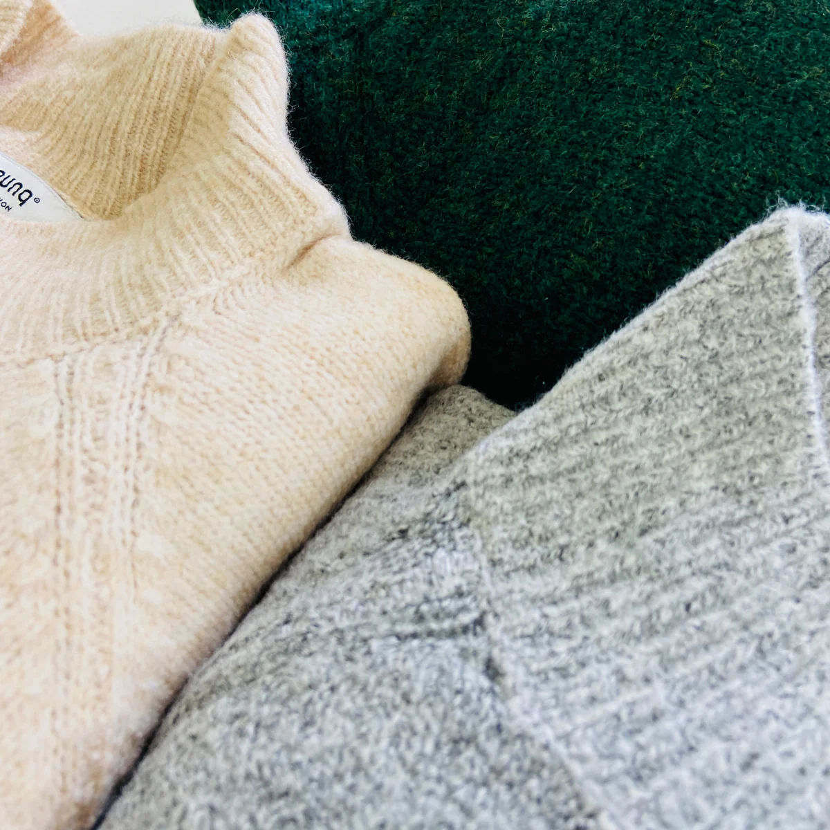 Womens Knee Long Knitted Sweater Dress - Image 8