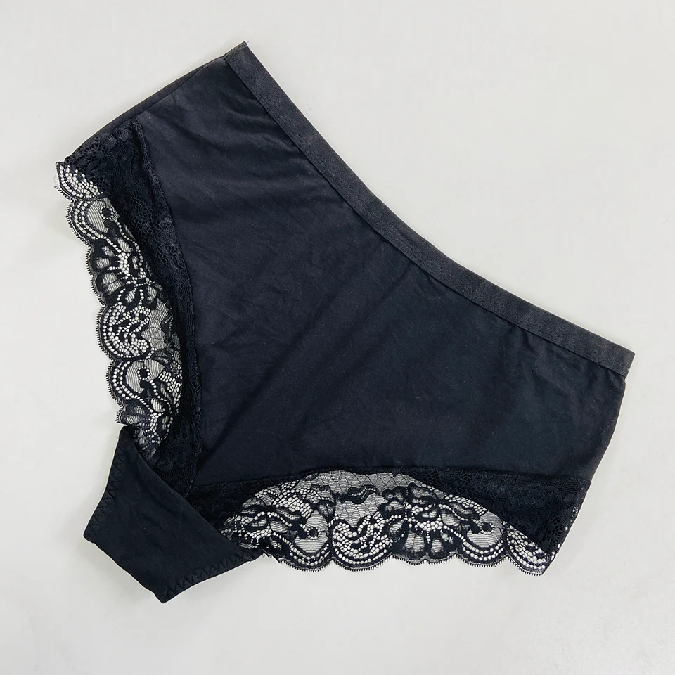 Womens Premium High Waisted Lace Full Back Cover Panty - Image 25