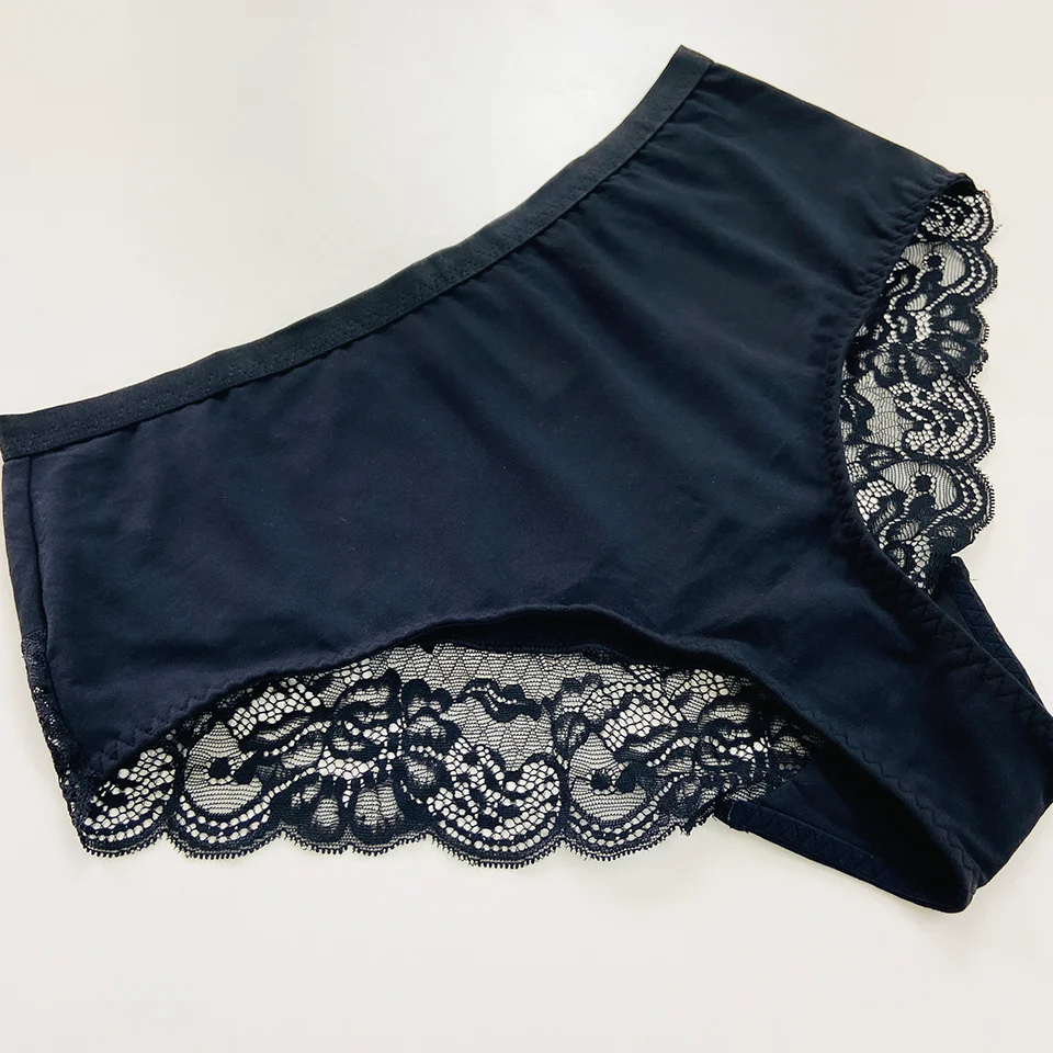 Womens Premium High Waisted Lace Full Back Cover Panty - Image 6