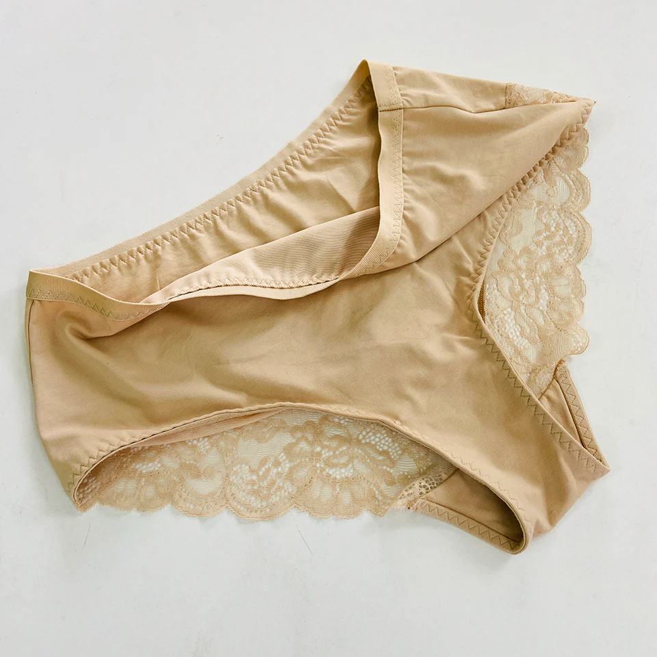 Womens Premium High Waisted Lace Full Back Cover Panty - Image 8