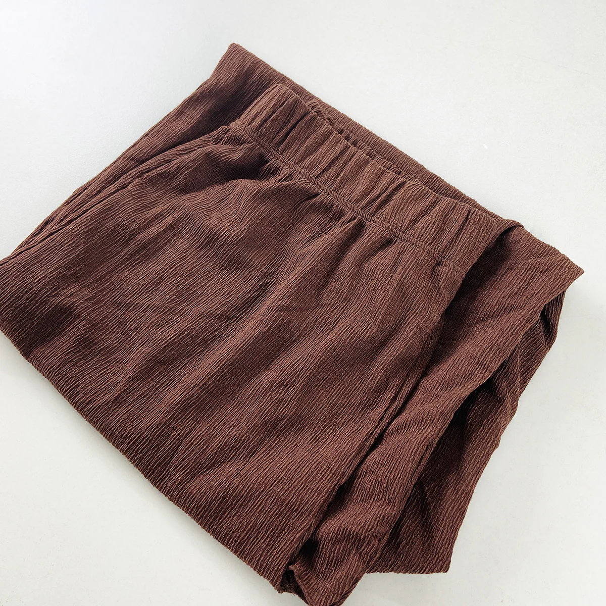 Womens Lightweight Crinkle Culotte 3/4 Pajama - Image 7