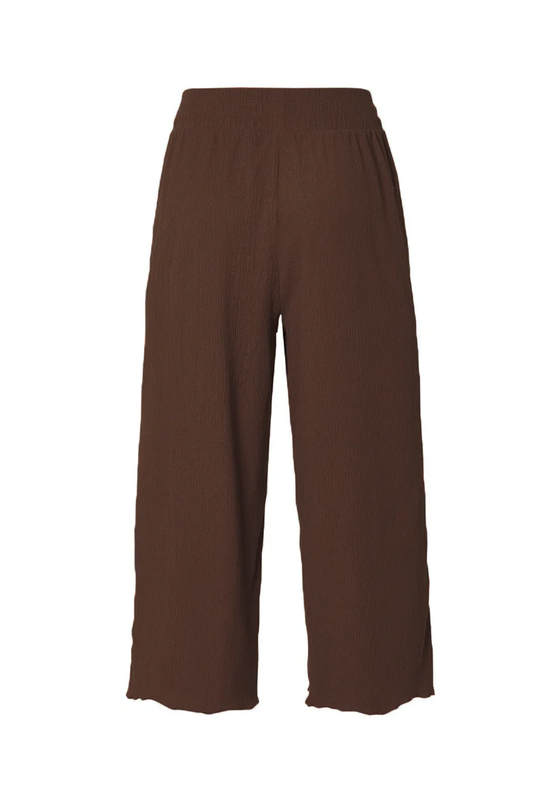 Womens Lightweight Crinkle Culotte 3/4 Pajama - Image 9