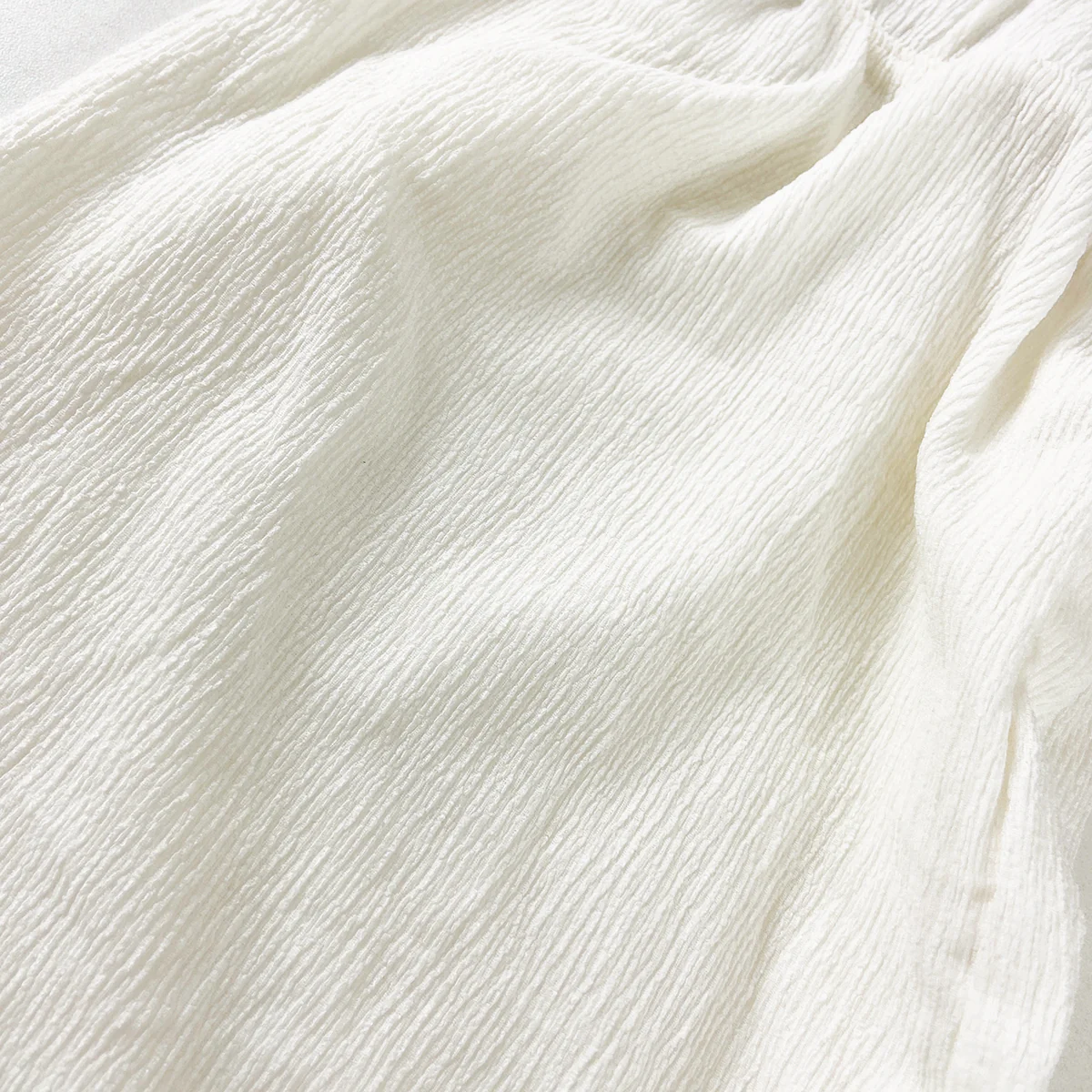 Womens Lightweight Crinkle Culotte 3/4 Pajama - Image 10