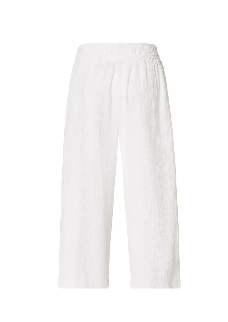 Womens Lightweight Crinkle Culotte 3/4 Pajama - Image 3