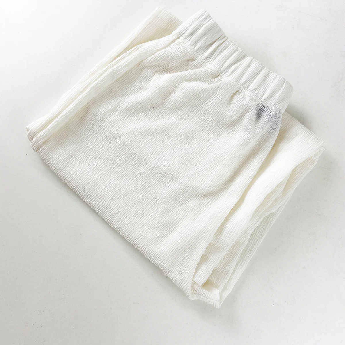 Womens Lightweight Crinkle Culotte 3/4 Pajama - Image 8