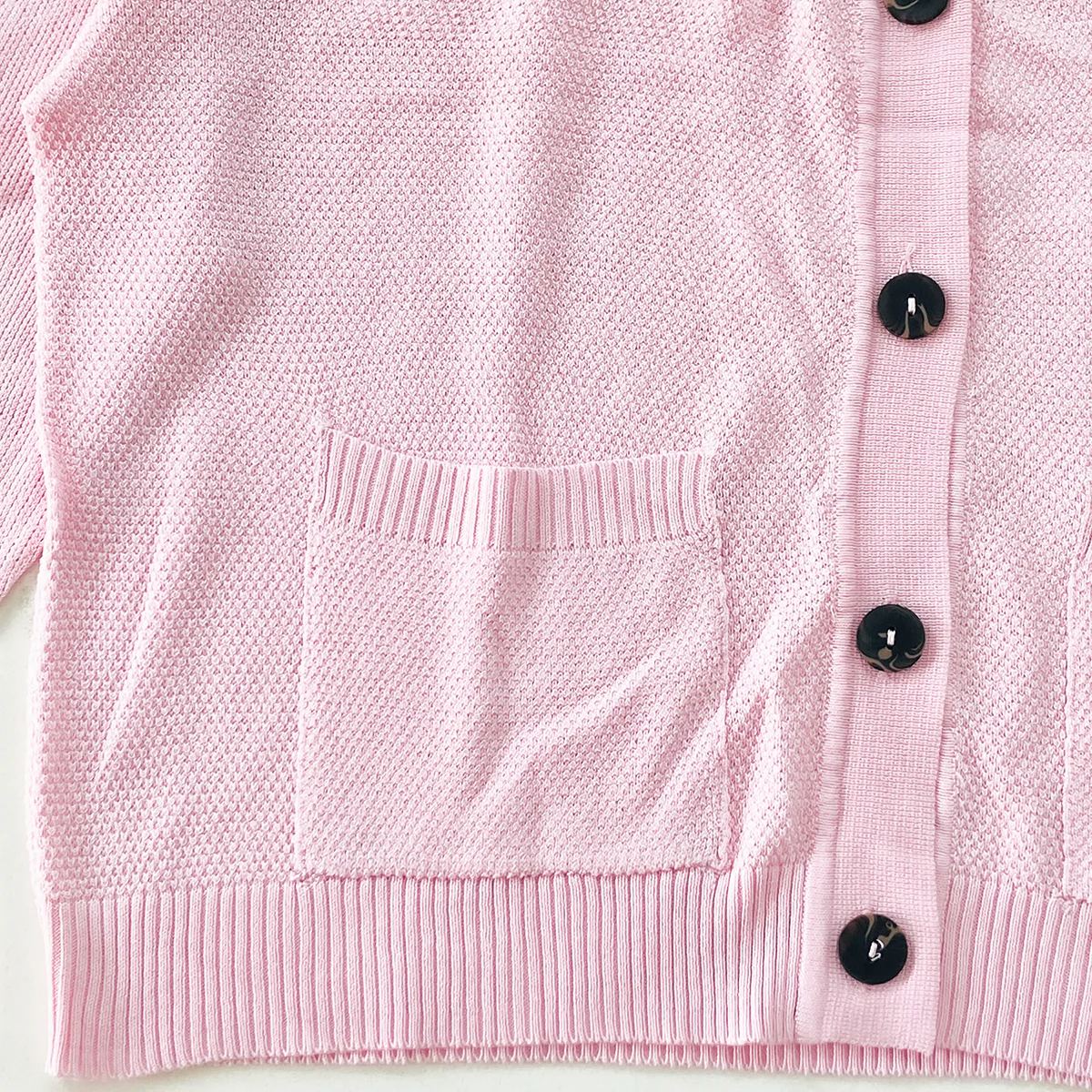 Womens Lightweight Knit Cardigan with Pockets - Image 3