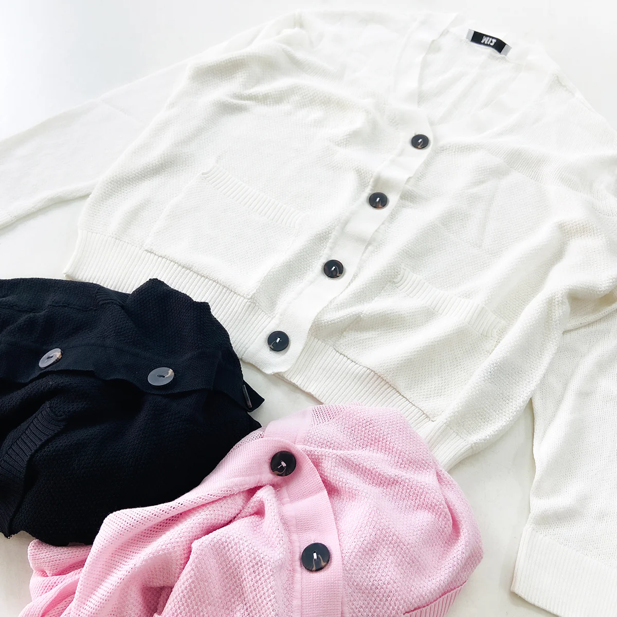 Womens Lightweight Knit Cardigan with Pockets - Image 8