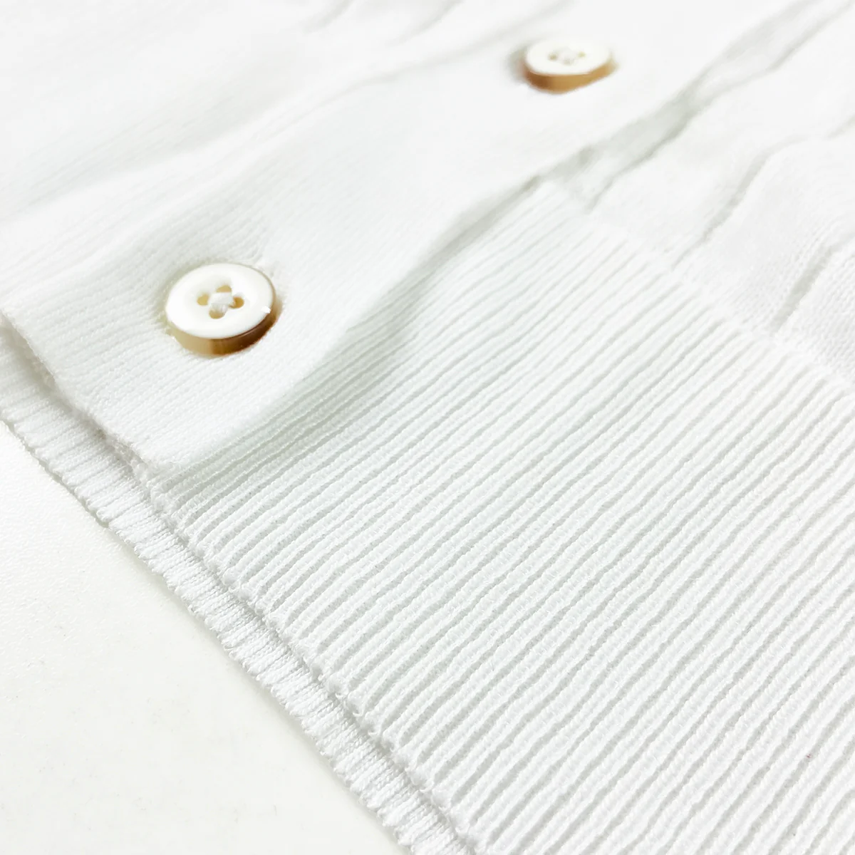 Womens Lightweight Ribbed Knit Button-Down V-Neck Cardigan - Image 10