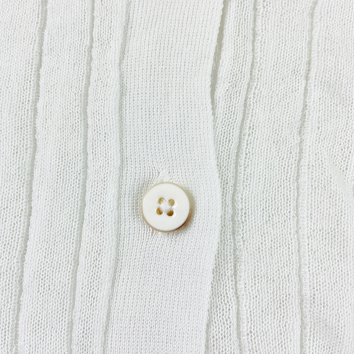 Womens Lightweight Ribbed Knit Button-Down V-Neck Cardigan - Image 12