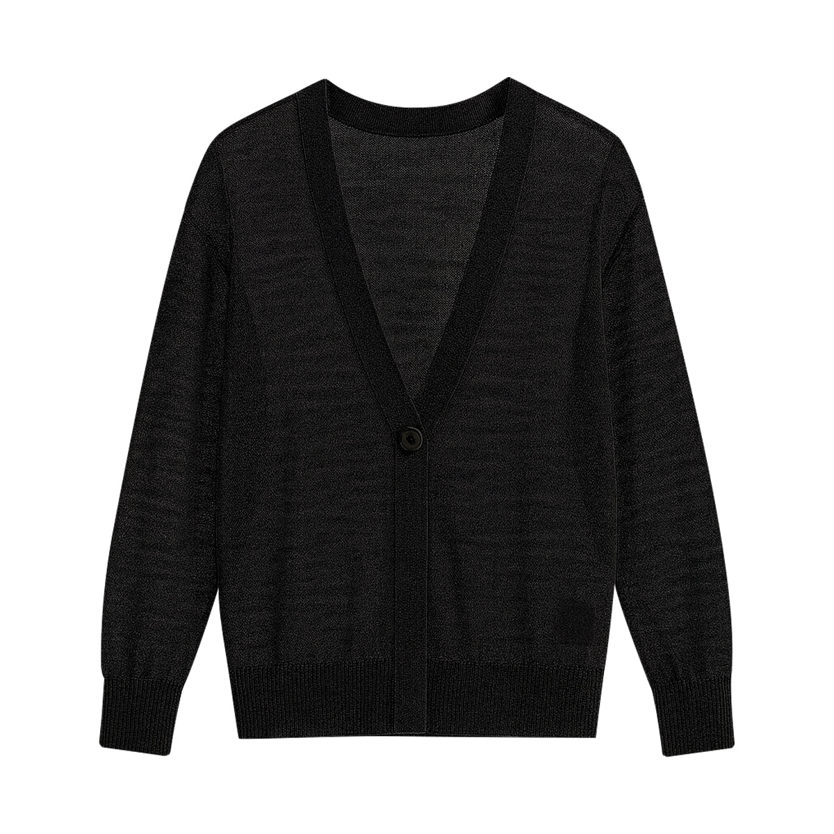 Womens Lightweight Sheer Knit V-Neck Cardigan - Image 11