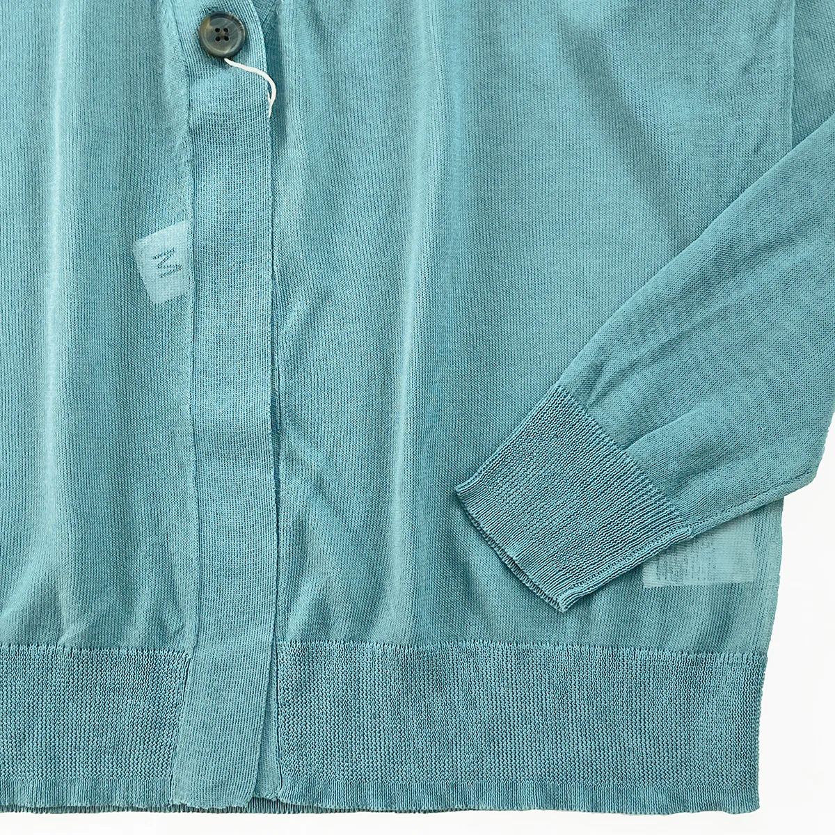 Womens Lightweight Sheer Knit V-Neck Cardigan - Image 9