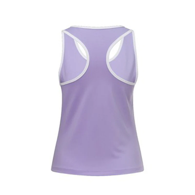 Womens Lilac Racerback Sports Tank Top - Image 3