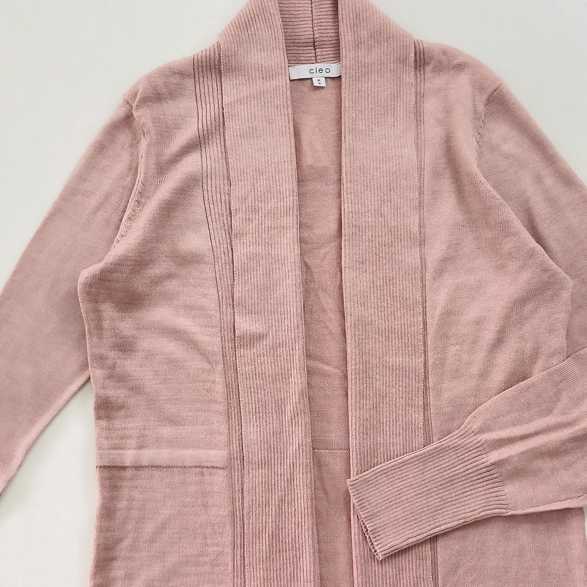 Womens Long Open Front Knit Lightweight Soft Cardigan Coat - Image 18