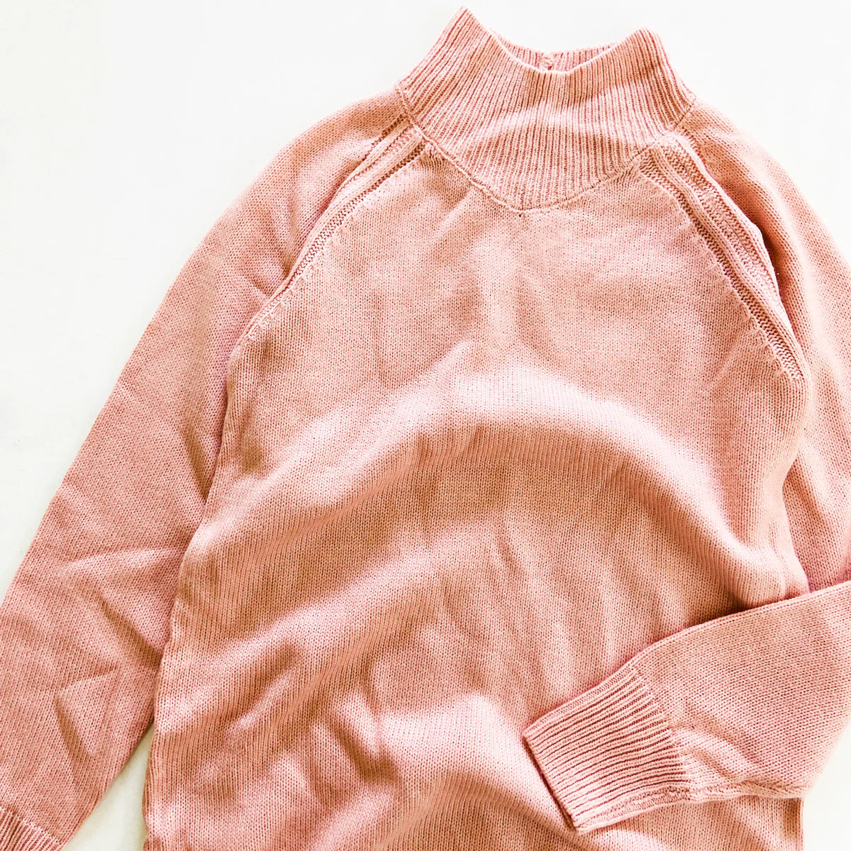 Womens Long Sleeve Mock Neck Sweater - Image 14