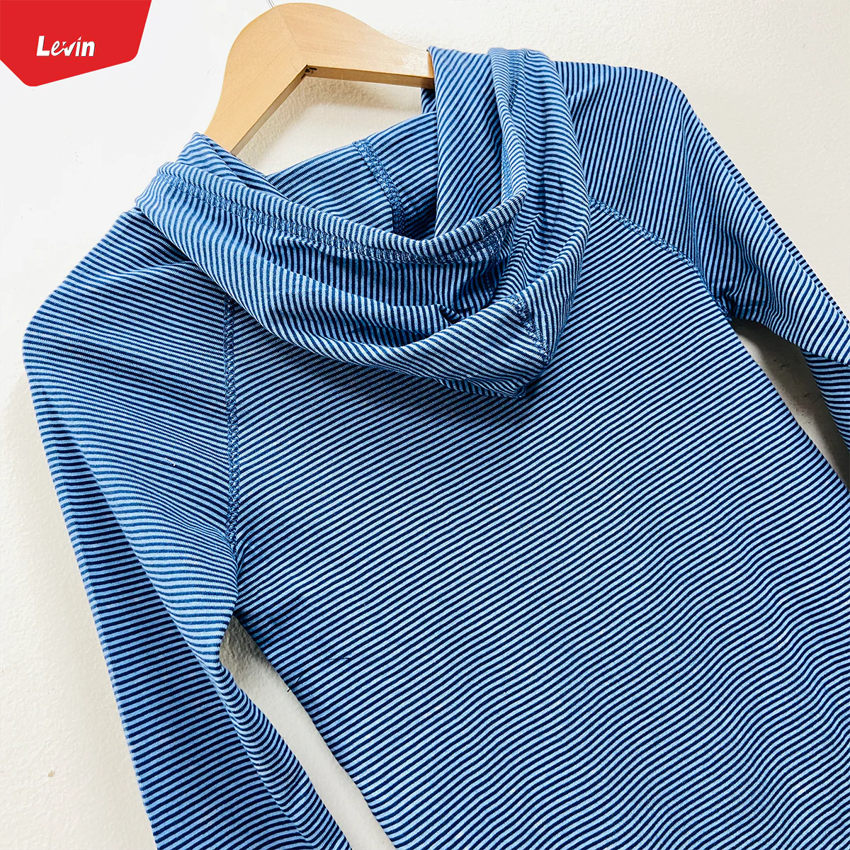 Women's Long-sleeve Pullover Striped Printed Sweatshirts Hoodie for Ladies - Image 10