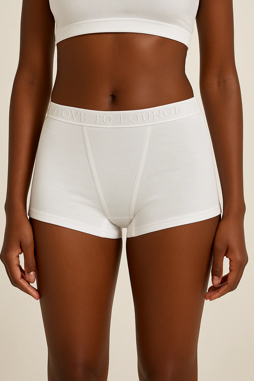 Women's Mid Waist Cotton Boxer Brief Panty - Image 5