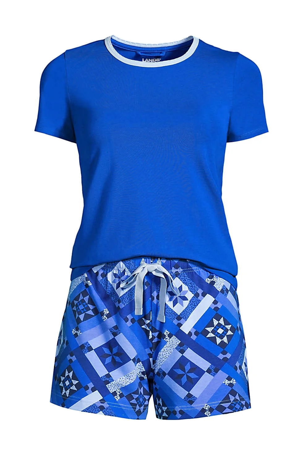 Womens Multicolor Plus Size Casual Summer Cotton Shorts - Image 5