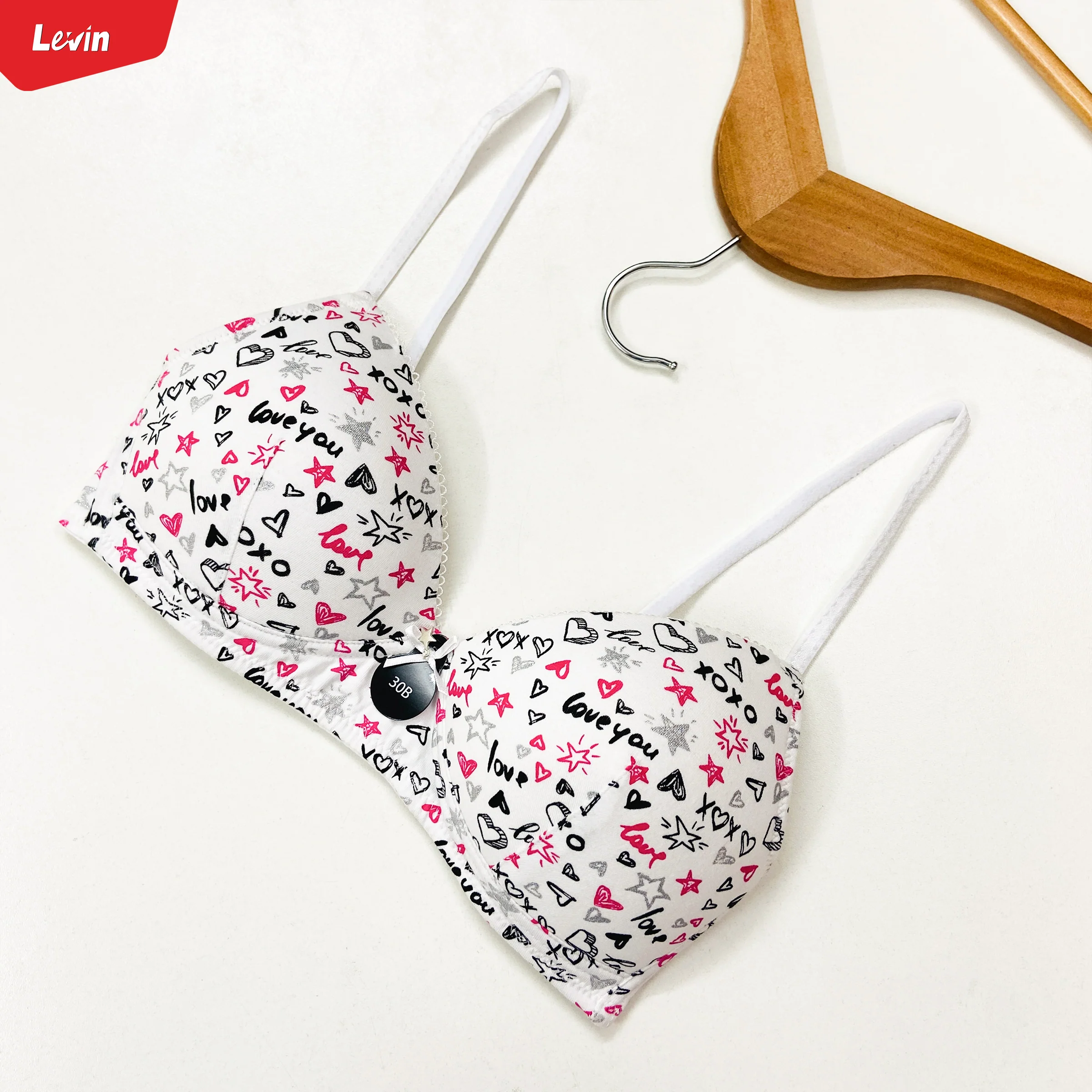 Womens Non Wire Padded Push Up Bra 30 Size - Image 10