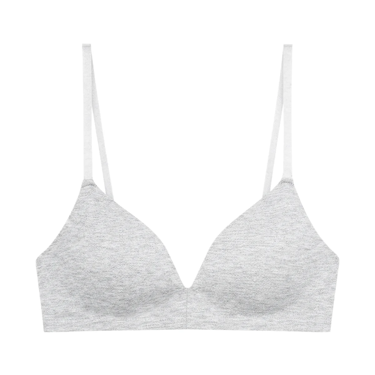 Womens Organic Cotton Padded Soft-Cup Adjustable Straps Bra - Image 12