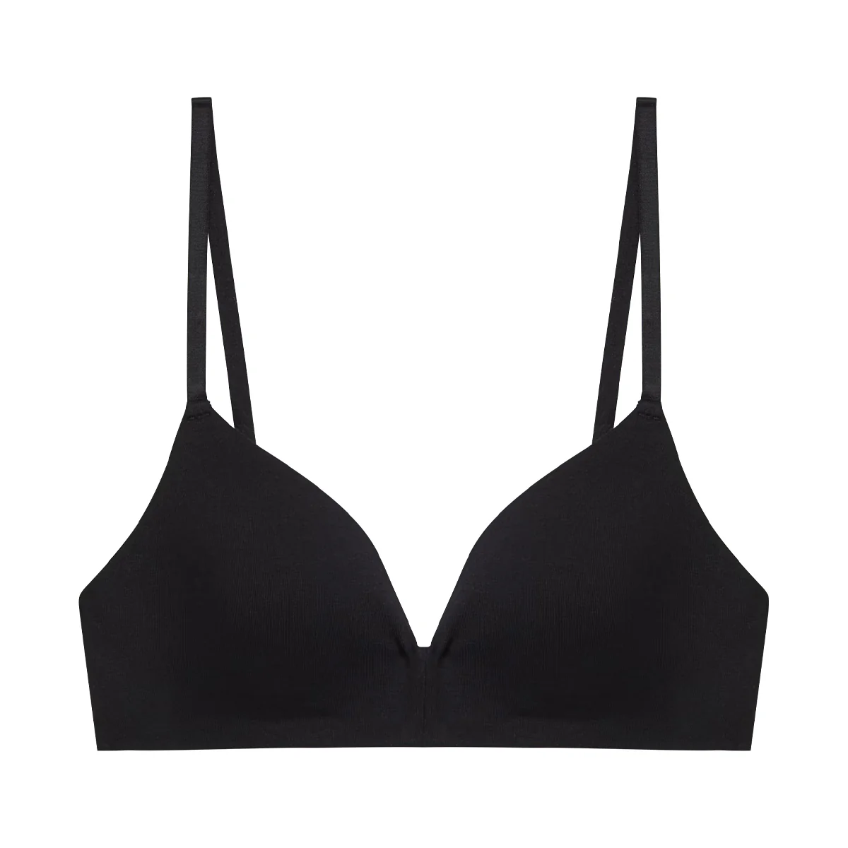 Womens Organic Cotton Padded Soft-Cup Adjustable Straps Bra - Image 14