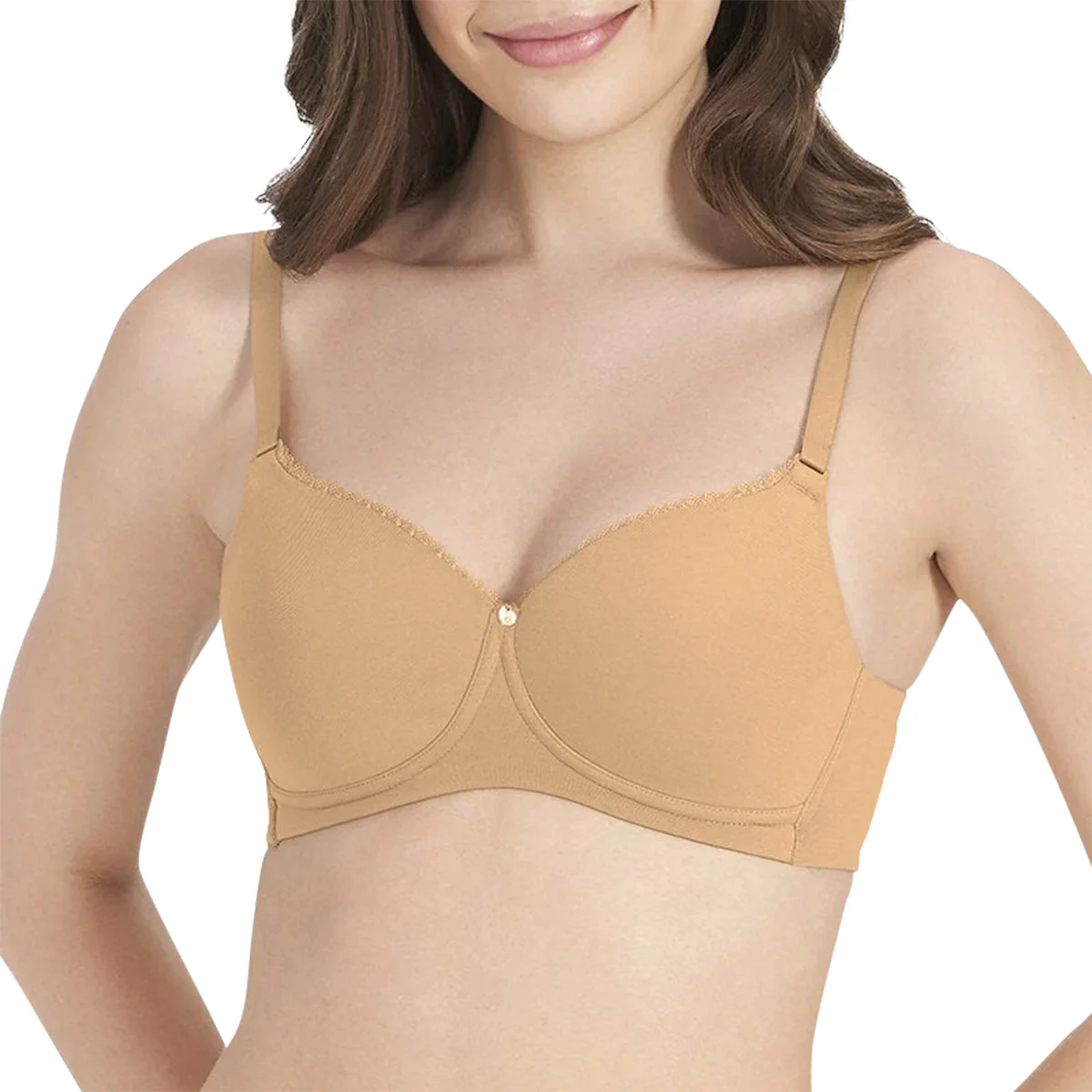 Womens Padded Non-Wired Cotton T-Shirt Bra - Image 19