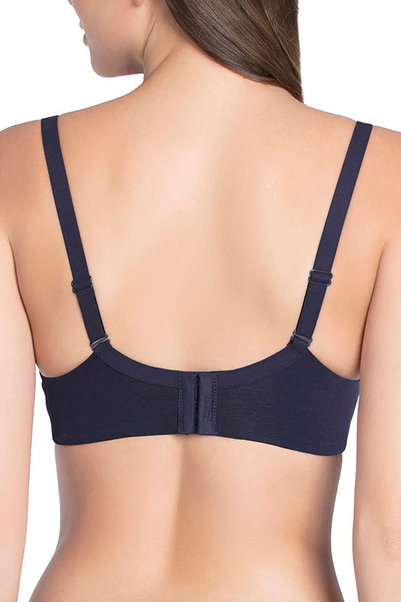 Womens Padded Non-Wired Cotton T-Shirt Bra - Image 6