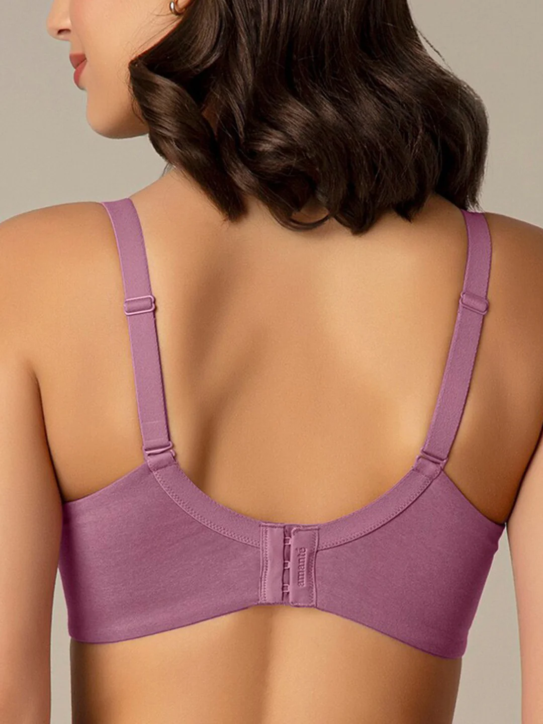Womens Padded Non-Wired Cotton T-Shirt Bra - Image 7