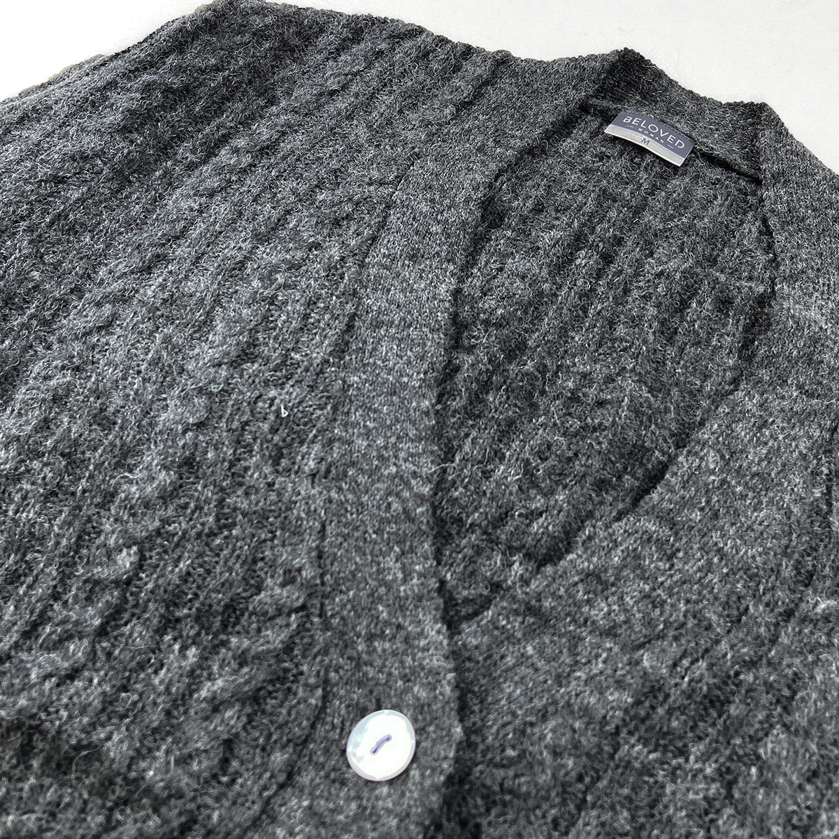 Womens Premium Wool Blend Long Soft Fuzzy Texture Cardigan - Image 12