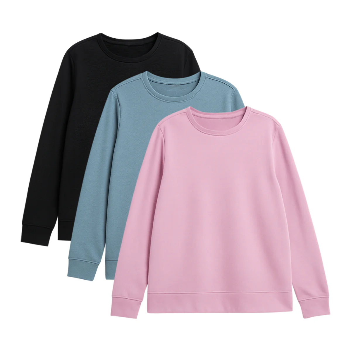 Womens Premium Cotton Fleece Sweatshirt