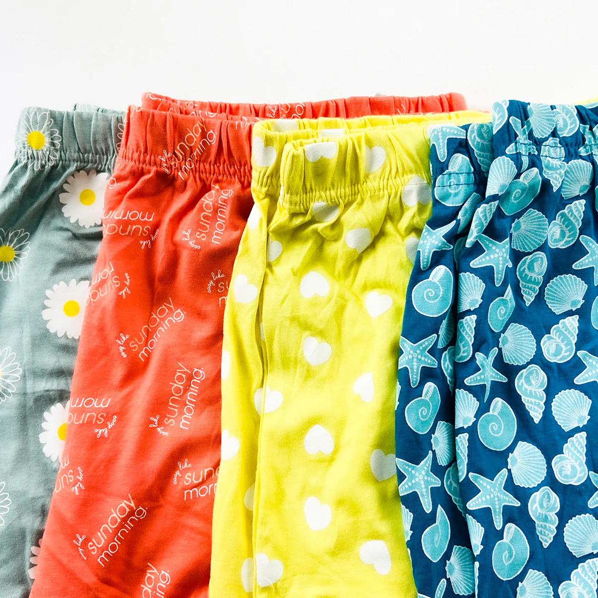 Womens Premium Cotton Printed Shorts - Image 2