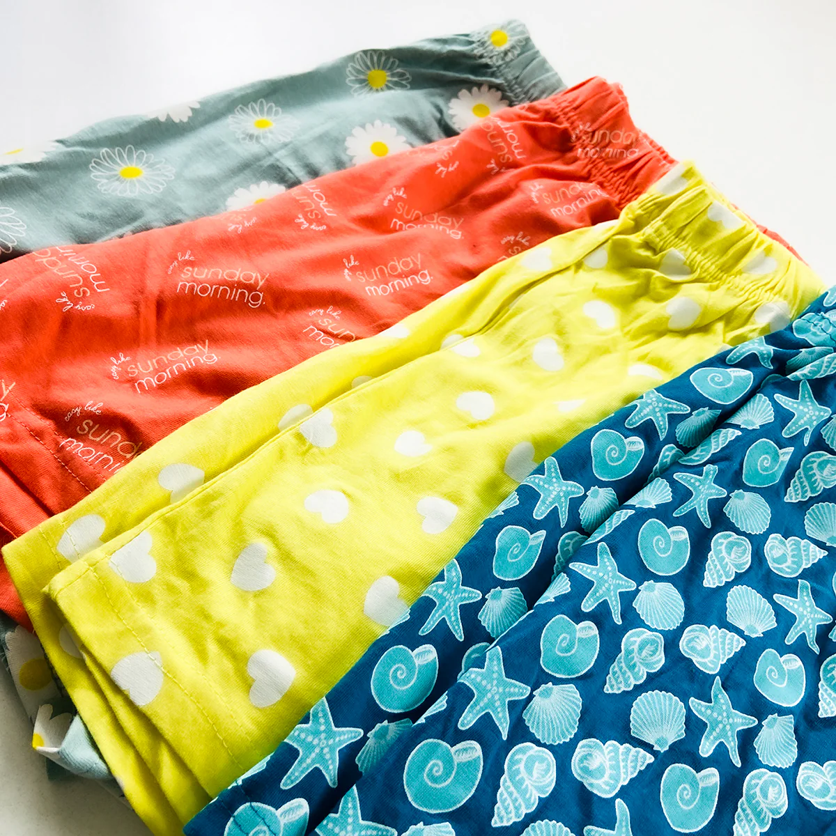 Womens Premium Cotton Printed Shorts - Image 3