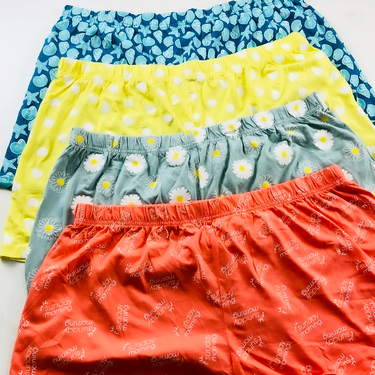 Womens Premium Cotton Printed Shorts - Image 6