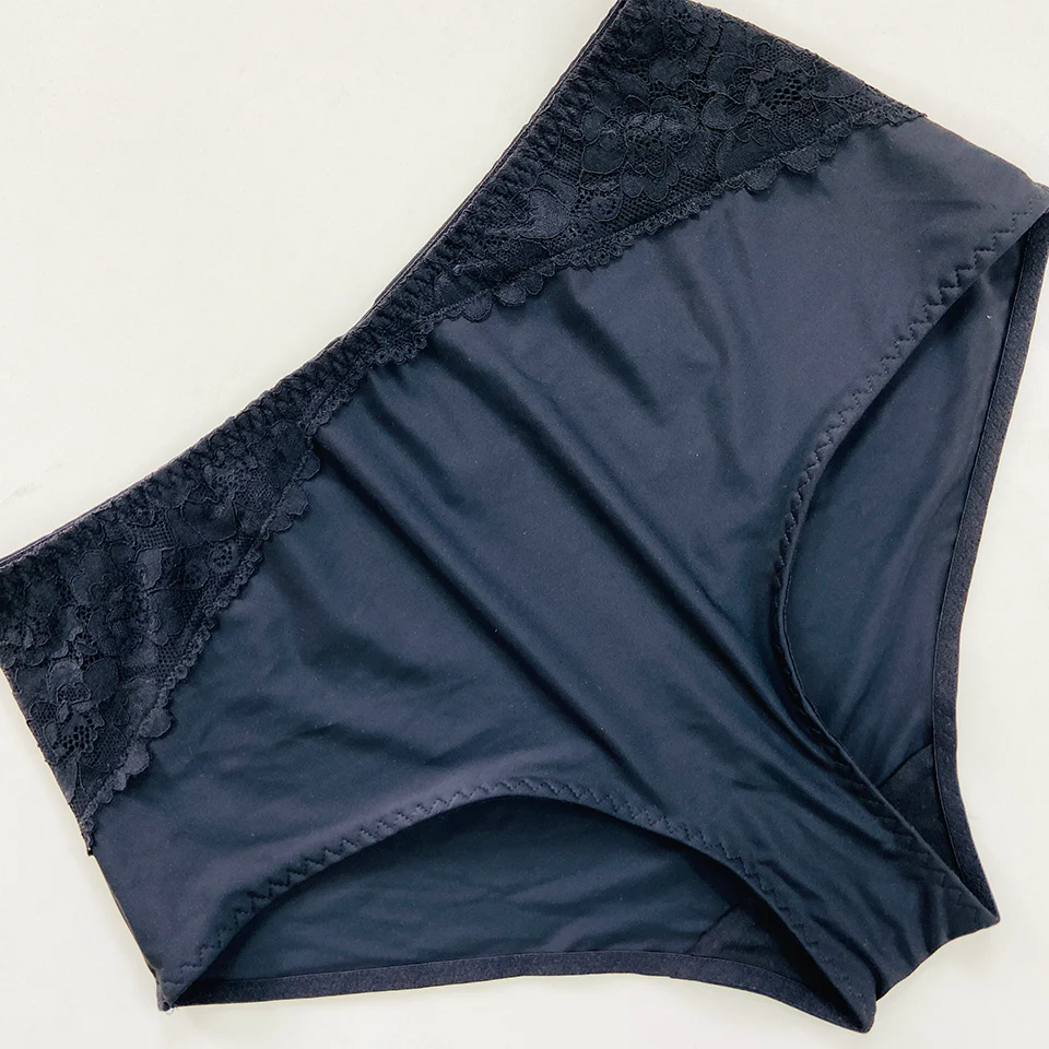 Womens Premium High Waisted Lace Full Back Cover Panty - Image 10